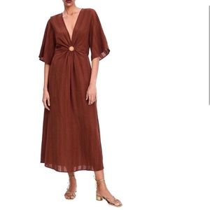 Zara Cut Out Midi Dress